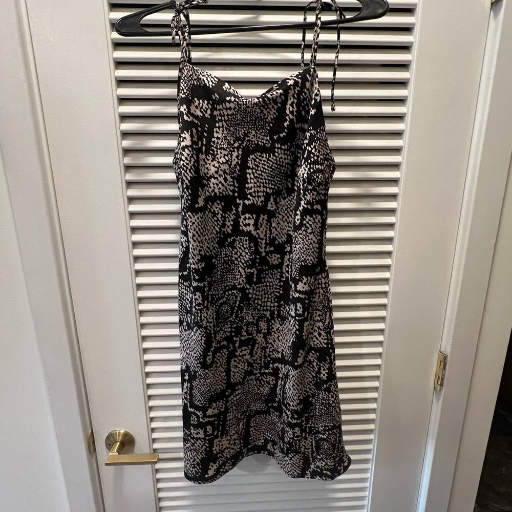 Zara Black and White Mini Dress